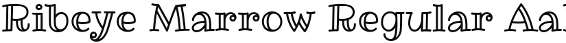 Ribeye Marrow Regular font