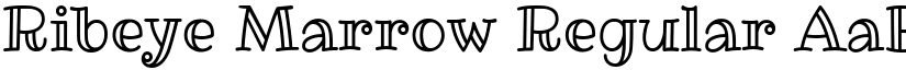 Ribeye Marrow Regular font