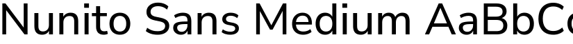 Nunito Sans Medium font