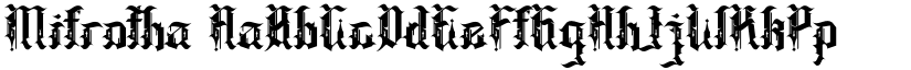 Mifrotha font