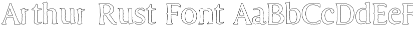 Arthur Rust Font font