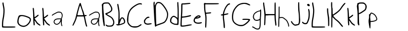 Lokka font