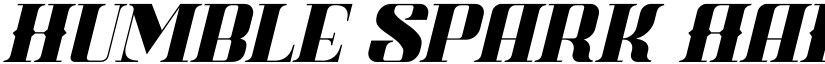 Humble Spark font