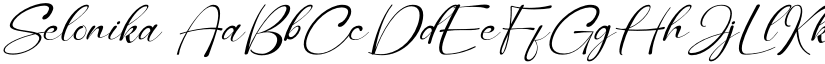 Selonika font