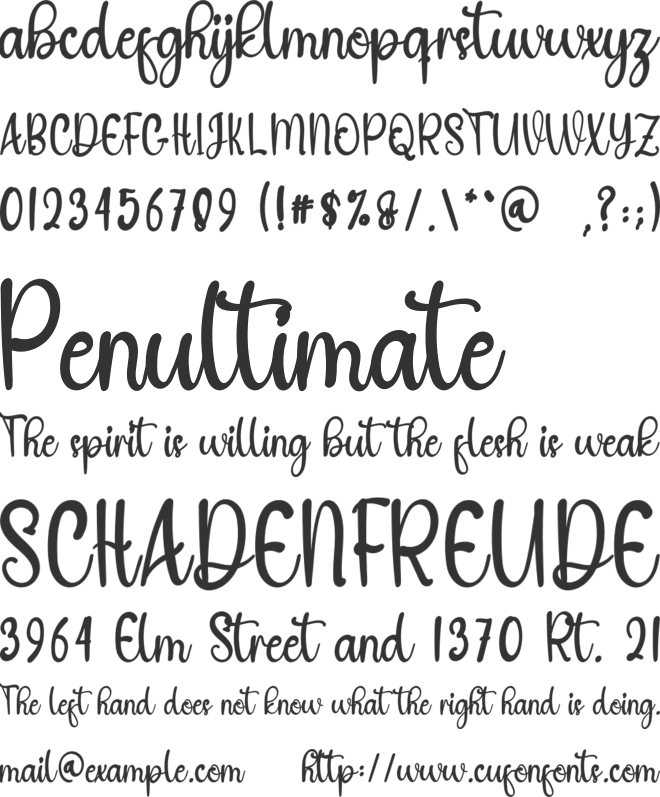 Barbie Sosweet font preview