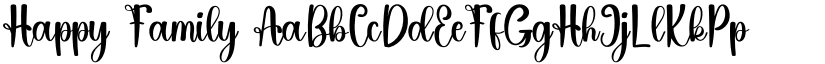 Happy Family font