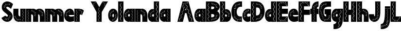 Summer Yolanda font
