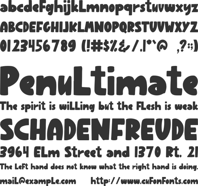 Maizar Sezar font preview