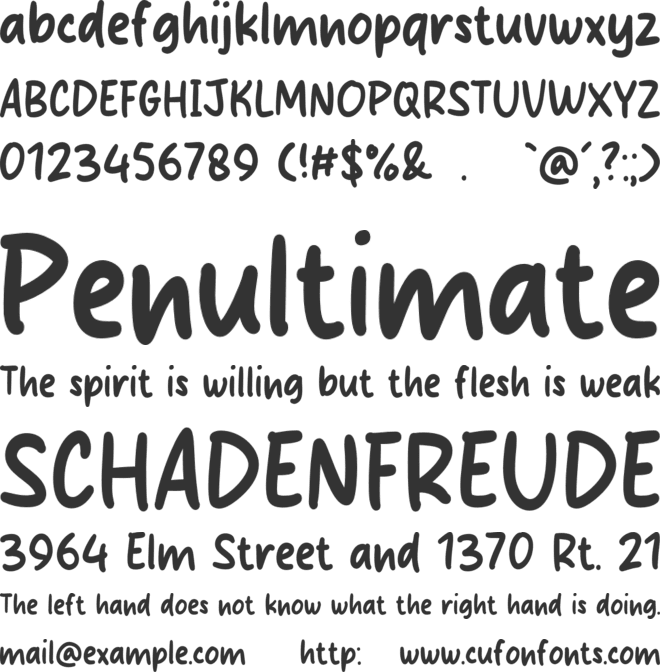 Fresh Soda font preview