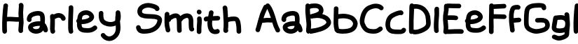 Harley Smith font