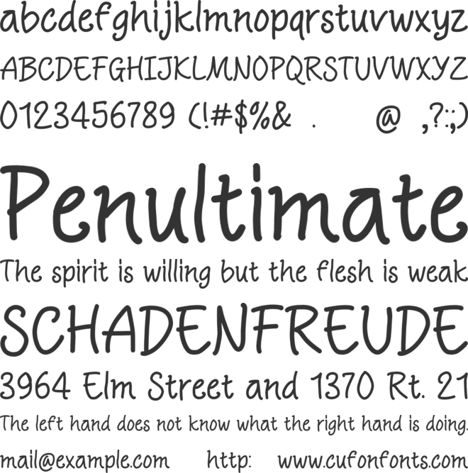 Marya Angelic font preview