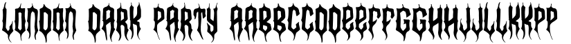 London Dark Party font