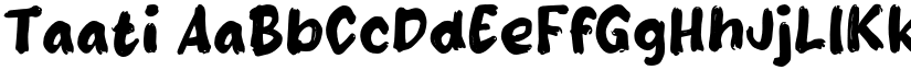 Taati font
