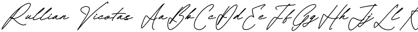 Rullian Vicotas font