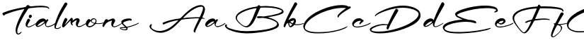Tialmons font