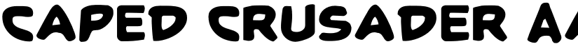 Caped Crusader font download