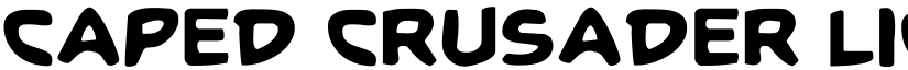 Caped Crusader Light font
