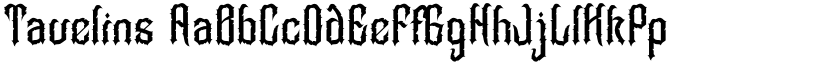 Tavelins font