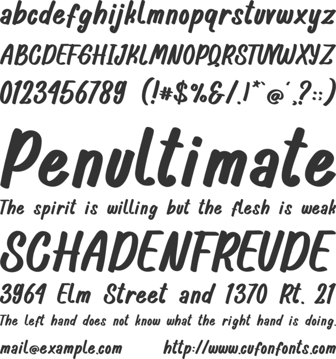Oldstonian font preview