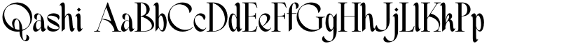 Qashi font