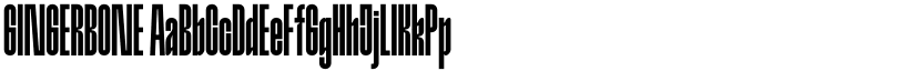 GINGERBONE font download