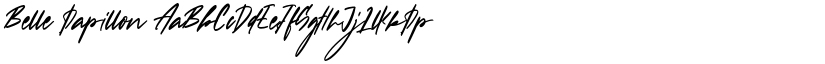 Belle Papillon font