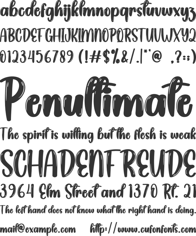 Whiskey font preview