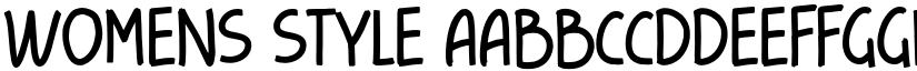 Womens Style font