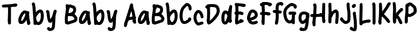 Taby Baby font
