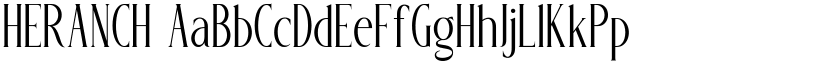 HERANCH font