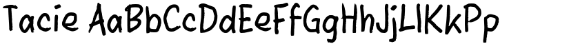 Tacie font