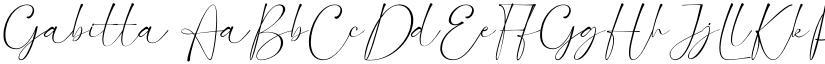 Gabitta font