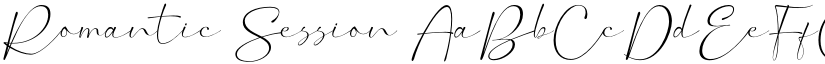 Romantic Session font