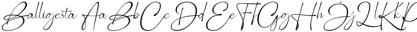 Balligesta font