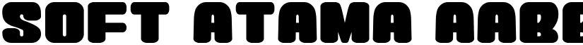 Soft Atama font