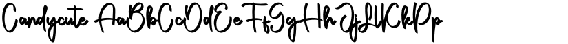 Candycute font