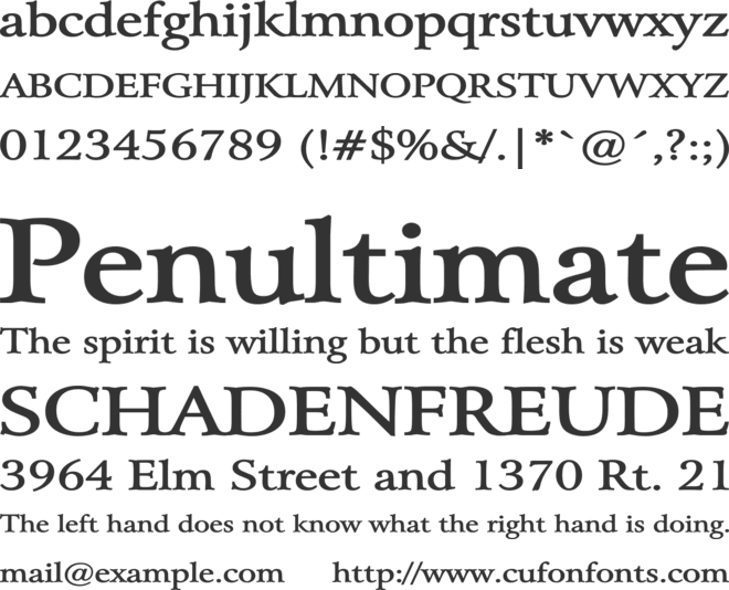 Maga A Font font preview