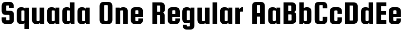 Squada One Regular font