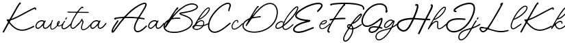 Kavitra font