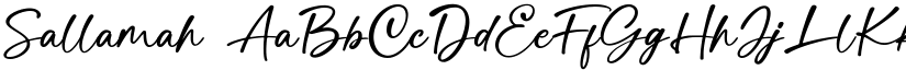 Sallamah font