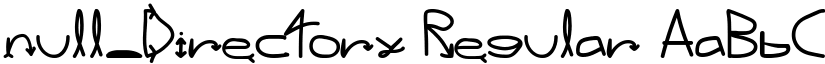 nullDirectory font download