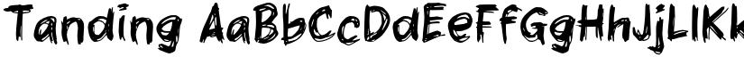 Tanding font