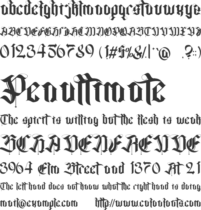 Despacio font preview