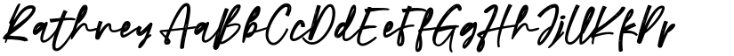 Rathney font