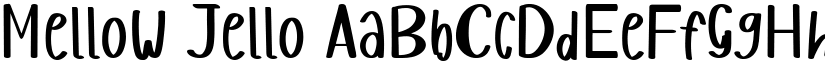 Mellow Jello font