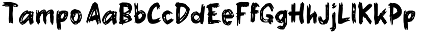Tampo font