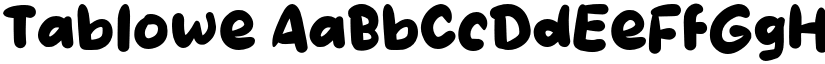 Tablowe font