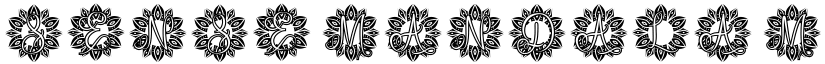 Sense Mandala Monogram font