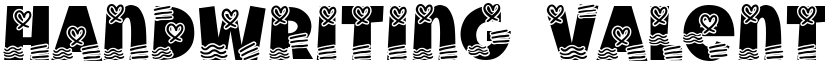 Handwriting Valentine font