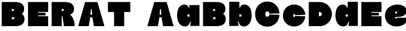 BERAT font